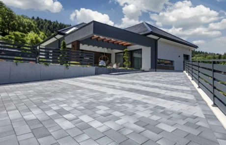 Brukowanie podjazdu z kostki brukowej – trwała nawierzchnia odporna na obciążenia samochodowe