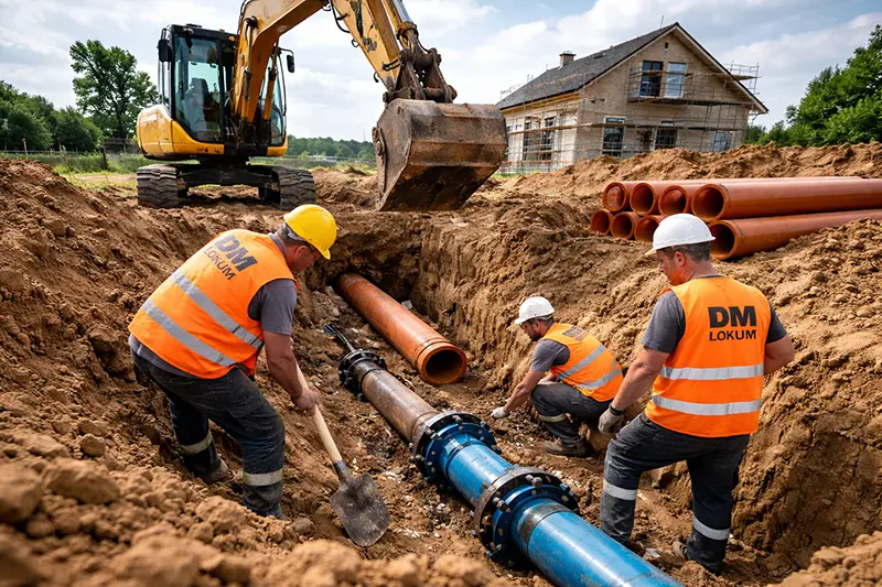 Wykonanie instalacji kanalizacyjnej i wodnej w Opolu